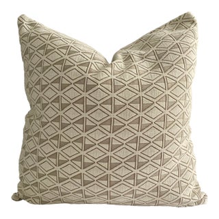 Diamond Jacquard Chenille Decorative Pillow Euro Sham Cover For Sale