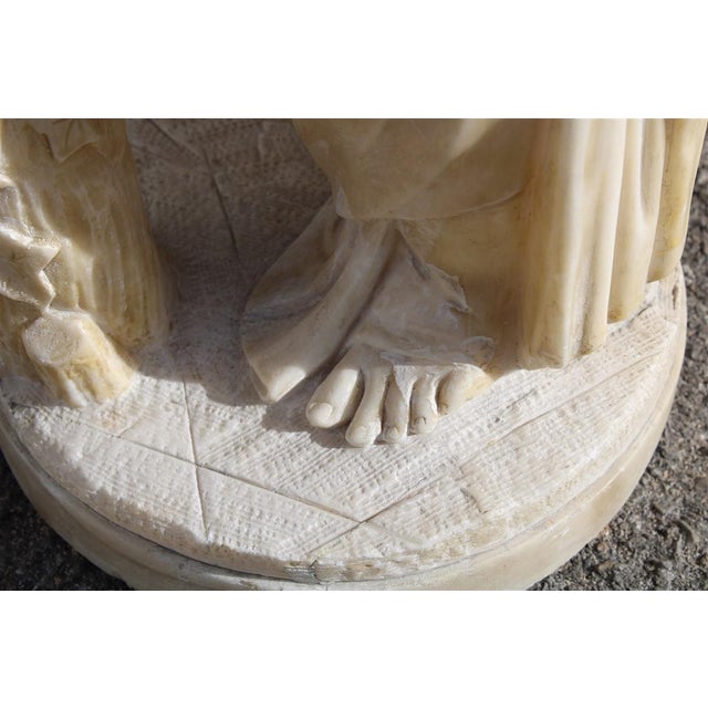 Italian Artist, Woman at Fountain, 1910, Marble For Sale - Image 16 of 18