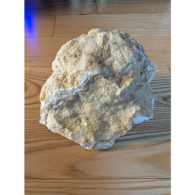 15th Century & Earlier Large White Quartz Crystal Geode Specimen – 5.59 Pounds For Sale - Image 5 of 10