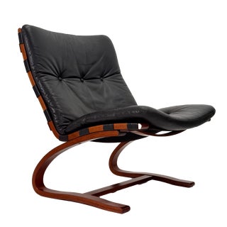 Mid-Century Kangu Lounge Chair by Elsa Solheim and Nordahl Solheim for Rybo, 1970s For Sale