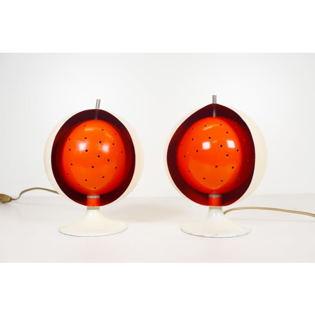 Vintage Eclisse Table Lamps by Anvia, Netherlands, 1960s, Set of 2 For Sale - Image 10 of 13
