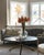 Edda Dark Concrete Top and Dark Oak Legs Coffee Table by Eberhart Furniture Dimensions: D 105 x H 46 cm. Materials: Dark...