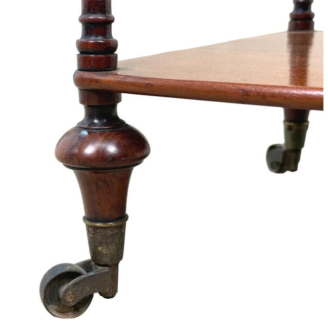 Early 19th Century Small Regency Mahogany Whatnot Étagère, 1820s For Sale - Image 5 of 17