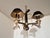 Art Deco Vintage Art Deco Nulco Lighting Crystal Rams Horn Chandelier 9 Lights For Sale - Image 3 of 8