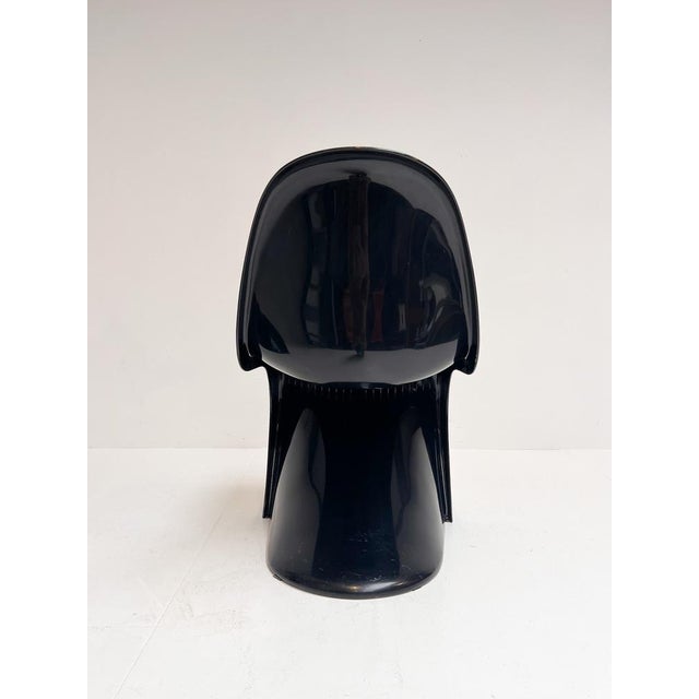 Black Herman Miller Collection Panton Chairs by Verner Panton for Vitra, 1970s, Set of 2 For Sale - Image 8 of 16