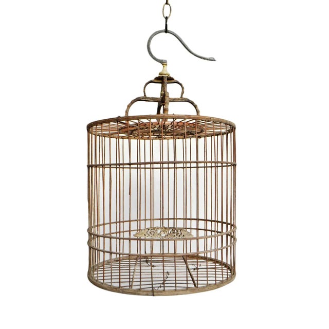 Mid 20th Century Vintage Chinese Bird Cage For Sale - Image 5 of 5