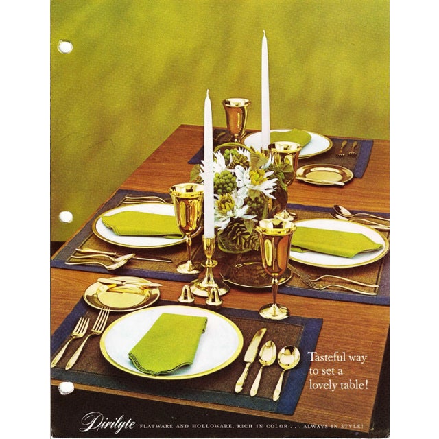 Mid-Century Modern Vintage 1940's Dirilyte Regal Flatware Teaspoons- Set of 8 For Sale - Image 3 of 8