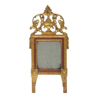 Mid 19th Century French Louis XVI Giltwood Mirror For Sale