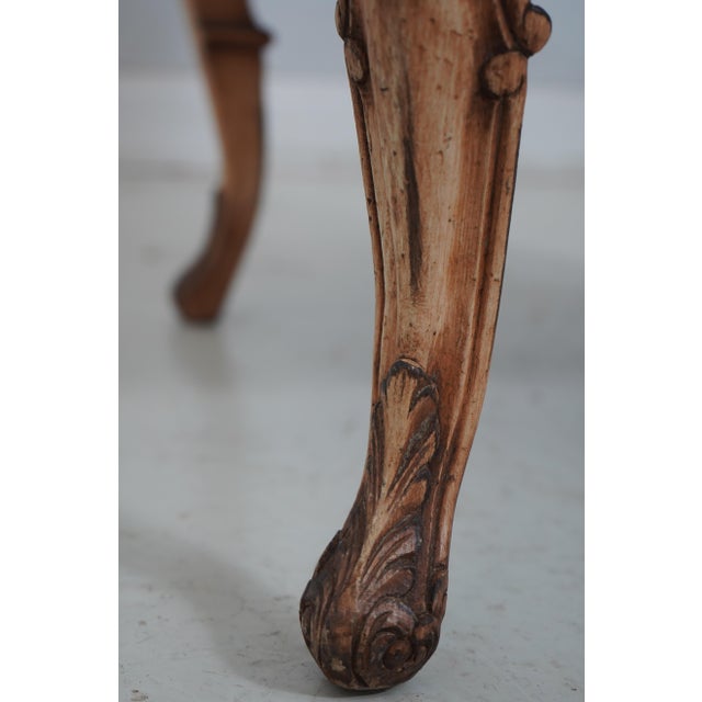 Pair Weiman French Louis XIV Safari Print Upholstered Armchairs For Sale - Image 9 of 12