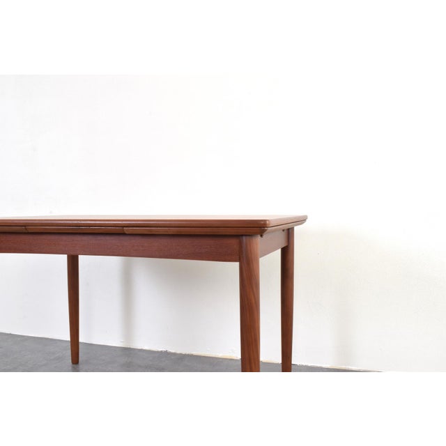 Mid-Century Danish Teak Extendable Dining Table, 1960s For Sale - Image 10 of 18