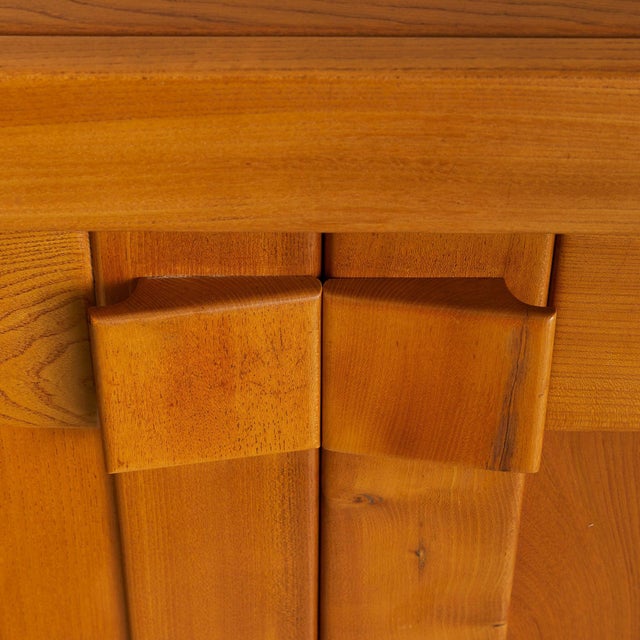 Wood French Elm Sideboard by Maison Regain, 1970s For Sale - Image 7 of 18