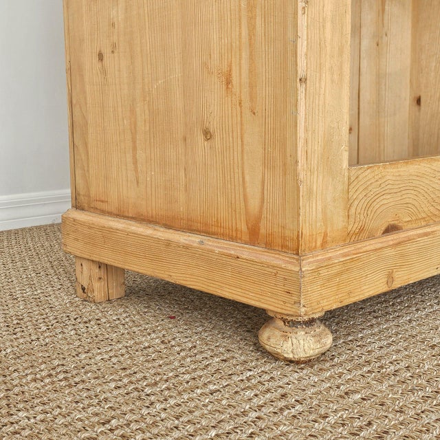 Antique English Pine Single Door Cupboard For Sale - Image 13 of 15