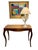 Mid 20th Century Italian Walnut Parquetry Inlay Writing Table Desk For Sale In San Francisco - Image 6 of 10