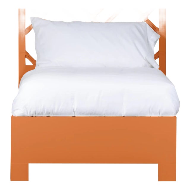 Darien Platform Bed Twin, Citrus Orange For Sale