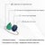 Contemporary 2.66ct Emerald & Blue Sapphire Toi Et Moi Ring in 14k Gold Size 6 For Sale - Image 10 of 16