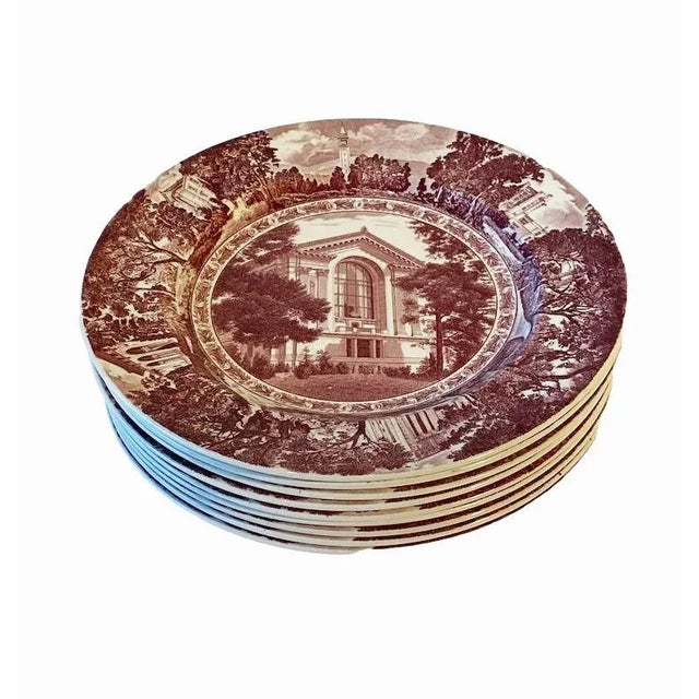 University of California Berkeley Wedgwood Plates. Designed by G. Elwood Hoover for the California Berkeley Alumni...