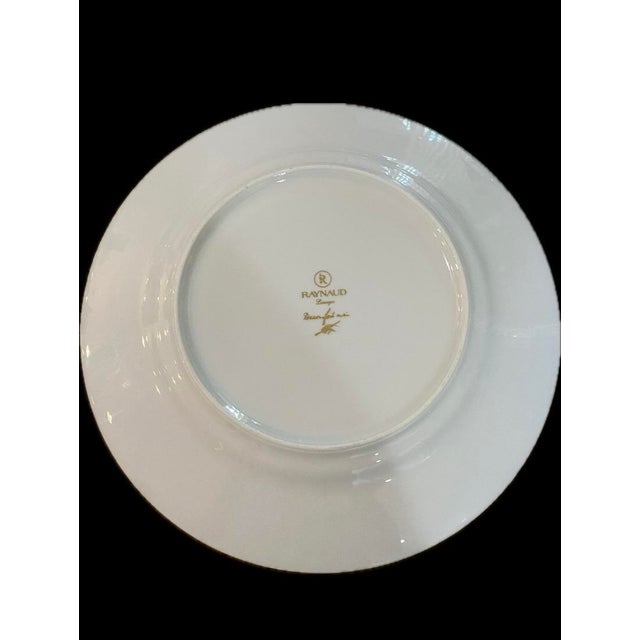 Early 21st Century French Cobalt Blue Large Buffet/Charger Plates by Raynaud - Set of 10 For Sale - Image 5 of 11