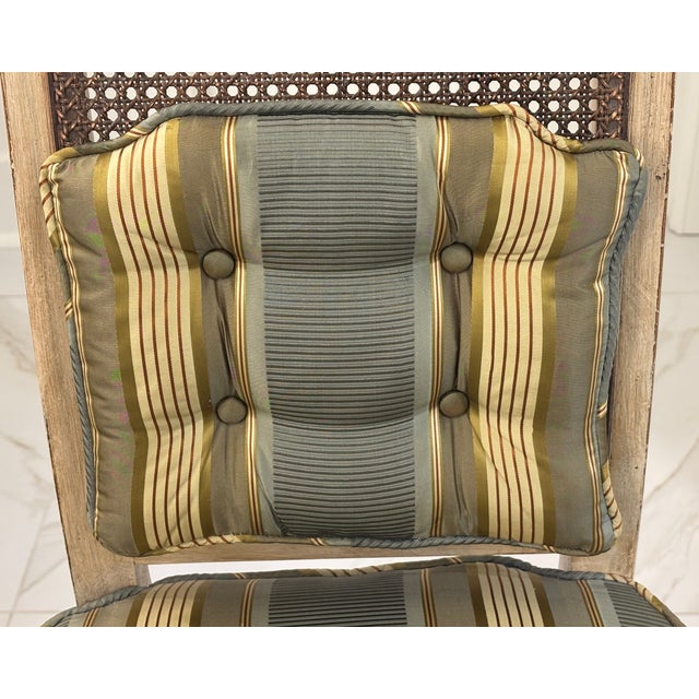 Vintage Heritage "Grand Tour" Neoclassical Revival Cane Back Desk Chair, Side Chair, Hall Chair, Circa 1960s For Sale - Image 13 of 18