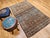 19th Century Persian Farahan Rug, Hand-Knotted Wool, Allover Floral Pattern, Camelhair & Blue, 5x7 For Sale - Image 10 of 18