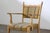 Vintage Danish Oak Brutalist Armchair in the style of Henning Kjærnulf, 1960s For Sale - Image 10 of 18