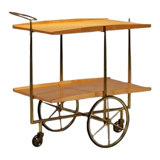 1950s Italian Bar Cart or Tea Trolley For Sale