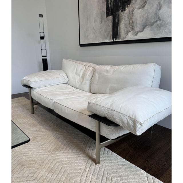 Late 20th Century Late 20th Century B&b Italia Leather Diesis 2-Seater For Sale - Image 5 of 9