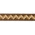 SAMPLE - Schumacher Zigzag Moderne Tape Trim In Tiger'S Eye For Sale