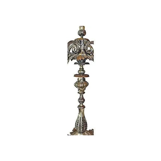 Antique French Bronze Candelabra - A Pair For Sale - Image 5 of 6