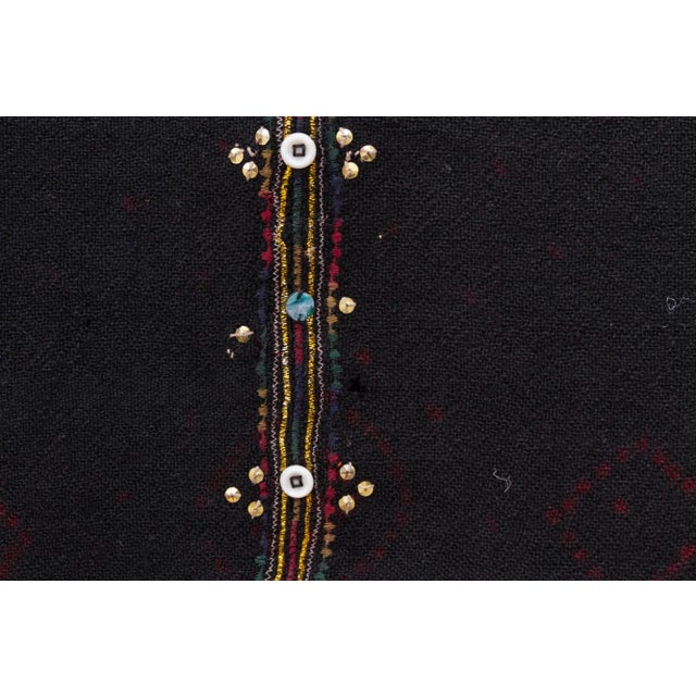 Vibrant Large Rabari Embroidered Throw For Sale - Image 9 of 10