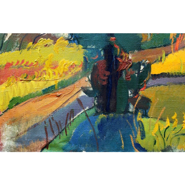 Zita Sudnika, Sunset, Oil on Canvas For Sale - Image 7 of 10