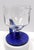 Vintage Postmodern Italian Blue Glass Pitcher, 1970s For Sale - Image 7 of 10