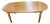 Vintage French Country Oval Dining Table For Sale