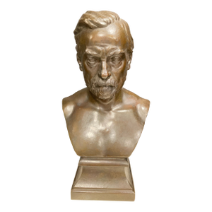 Antique Bronze Bust of Louis Pasteur