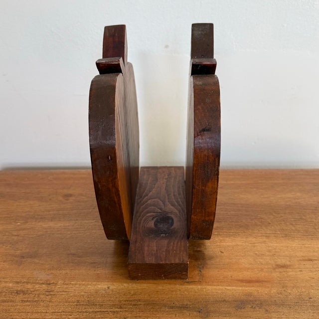 Cute rustic wooden napkin or letter holder in the shape of an apple. Felt bottom protects your tabletop. Most items found...