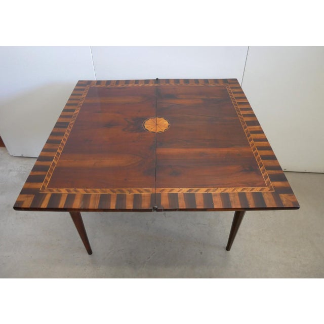 Antique game table. First half of the 19th century antique folding game table. first half of the 19th century origin:...