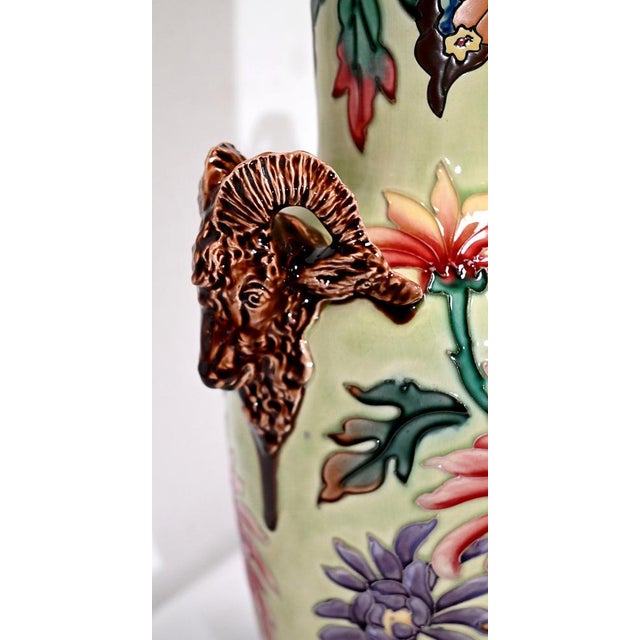 Vintage Colorful Ceramic Vase, 1930s For Sale - Image 6 of 18
