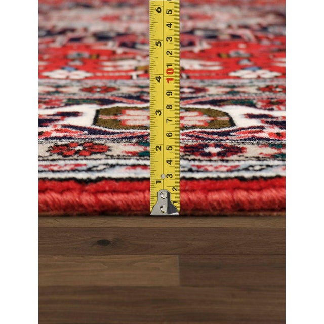 2020s Pasargad Home Heriz Rust Silk & Wool Area Rug, 3' 4'' X 5' 1'' For Sale - Image 5 of 5