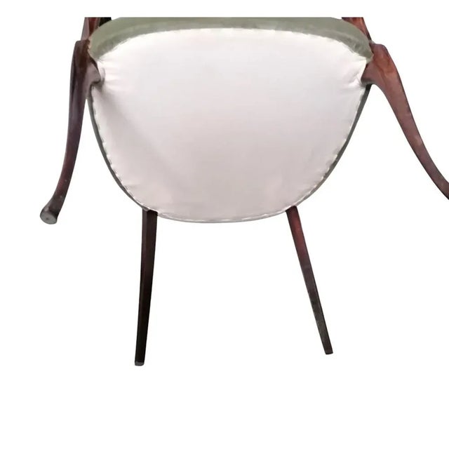 Green Velvet Armchairs, 1950s, Set of 2 For Sale - Image 9 of 10