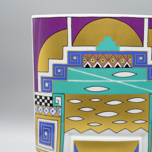 Topkapi Porcelain Vase by Yves Galgon & Michael Boehm for Rosenthal, 1991 For Sale - Image 6 of 11