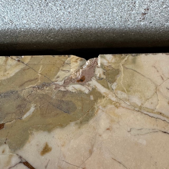 19th Century French Antique Louis XV Bombay Chest of Drawers W/ Marble Top For Sale - Image 16 of 16