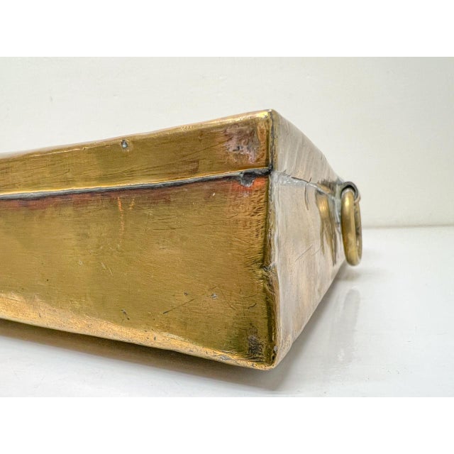 19th Century Victorian Brass Foot Warmer For Sale - Image 5 of 10