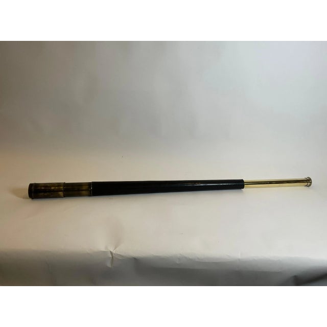 Early 20th Century Three Foot Ship Captains Spyglass For Sale - Image 5 of 10
