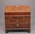 18th Century walnut bureau inlaid with herringbone, having a wonderful figured fall opening to reveal a lovely fitted...