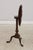 Biggs Scallop Tilt Top Mahogany Candle Stand Table For Sale - Image 4 of 12