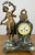 Vintage French Style Marble Clock For Sale - Image 3 of 18