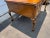 20th Century Chippendale Style Burled Wood & Walnut Leather Top Partner Desk For Sale - Image 11 of 13