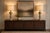 Vintage Neoclassical Fluted Urn Table Lamps With Linen Drum Shades - a Pair For Sale - Image 4 of 5