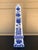 Maitland - Smith Late 20th Century Neoclassical French Country Porcelain Blue and White Obelisk For Sale - Image 4 of 11