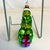 Bottle Green 1990s Vintage Boho Chic Americana Mercury Glass Stacking Frogs Christmas Ornament. For Sale - Image 8 of 8