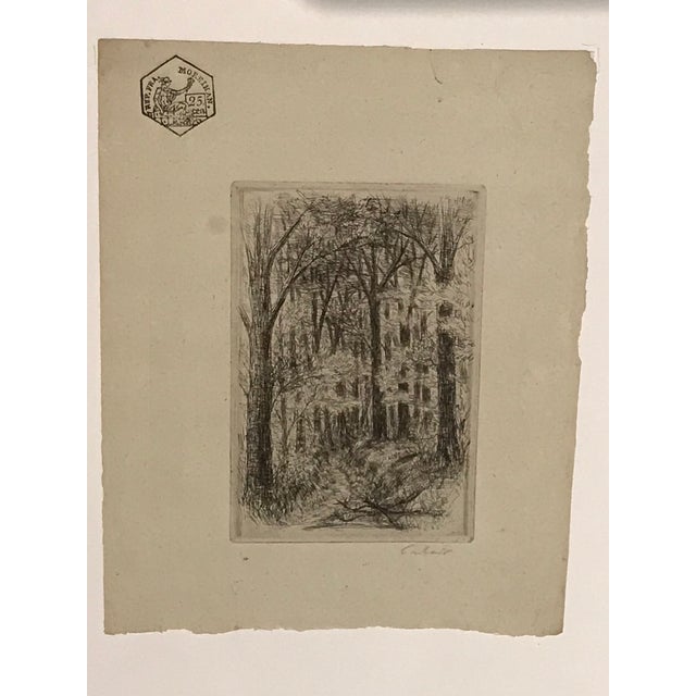 Jean Frélaut, Le Grand Meaulnes, 1946, Etchings, Set of 2 For Sale